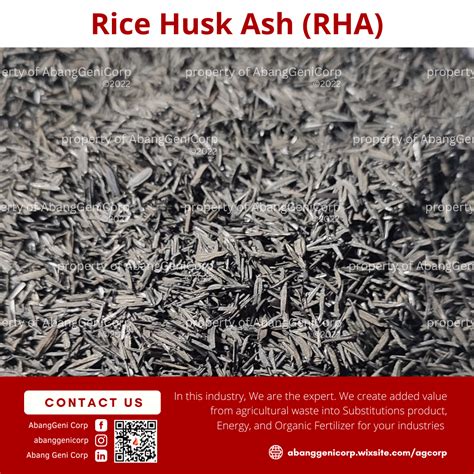 Rice Husk Ash (RHA) | Inaexport