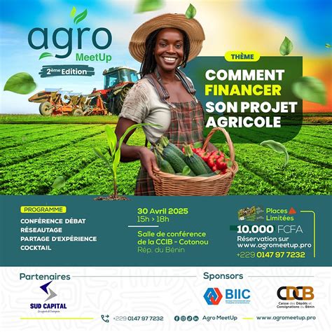 2ÈME ÉDITION - AGRO MEET-UP COTONOU, Chambre de Commerce et d'Industrie ...