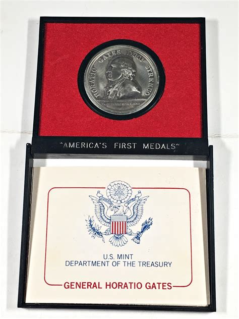 1.5" Pewter Replica of Original Medals Presented to General Horatio ...
