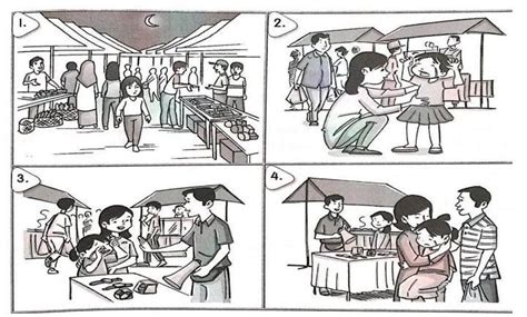 .Look at the picture given below. Write the picture composition in 100 ...