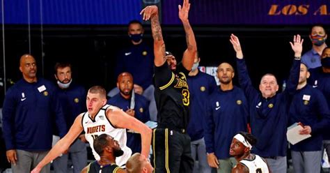 NBA: Anthony Davis’ buzzer beater gives Lakers lead over Nuggets in ...