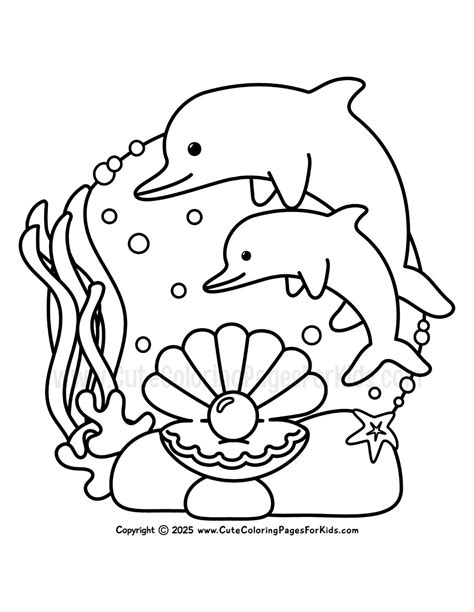 Ocean Coloring Pages (Free PDF Printables) - Cute Coloring Pages For Kids