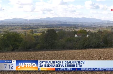 Idealni uslovi za jesenju setvu strnih žita u Šumadiji VIDEO - B92