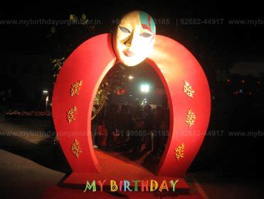 Balloon Entrance Gate As Per Theme Decoration In Noida | MBO Party Planner