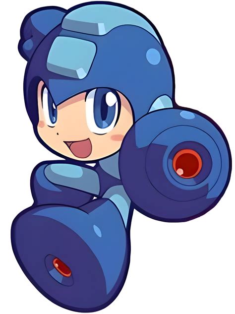 Mega Man Powered Up PNG Render by marcopolo157 on DeviantArt