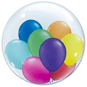 WannaParty.in | 24" Clear Transparent Bobo Balloons for Birthday ...