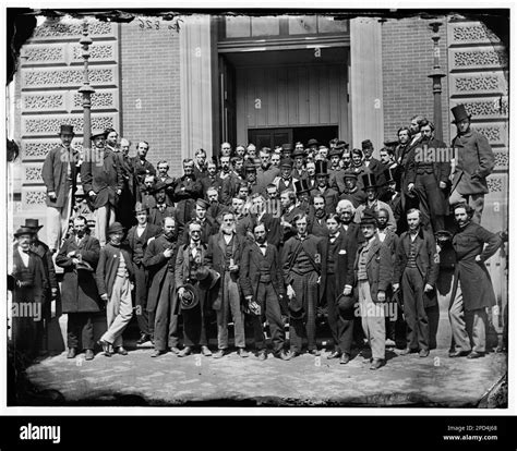 Washington, District of Columbia. Group on steps of Quartermaster ...
