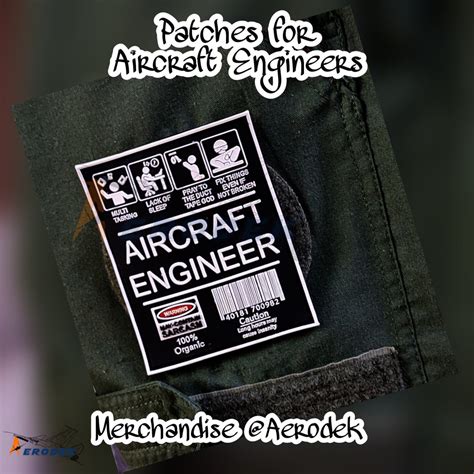 Aircraft Engineer Patch – AERODEK STORE