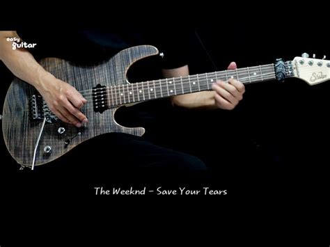 The Weeknd - Save Your Tears Guitar Instrumental Cover Chords - Chordify