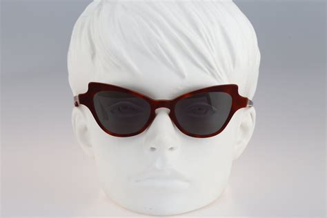 Caretta V. Tokyo 05 Hand Made, Acetate Matt Tortoise Cat Eye Sunglasses ...