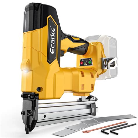 Cordless Brad Nailer Compatible with Dewalt 20V Battery: Brushless ...