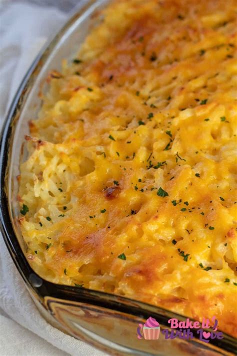 Cracker Barrel Hashbrown Casserole Copycat Recipe - Bake It With Love
