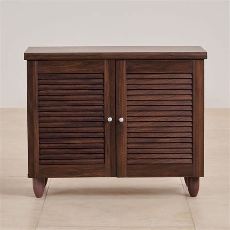 Buy (Refurbished) Lewis NXT 9 Pairs Shoe Cabinet - Brown from Home ...