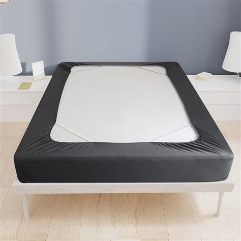 Amazon.com: King Box Spring Cover, Bed Skirt Wrap 4 Side of The ...