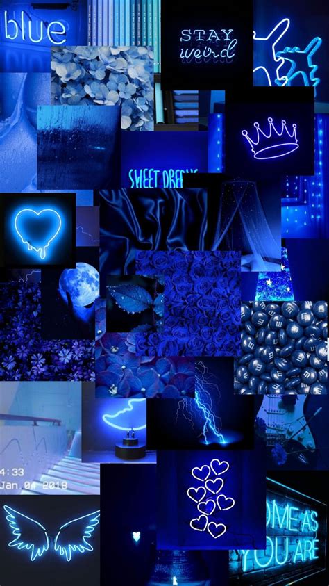 Dark Blue Collage Wallpapers - Wallpaper Cave