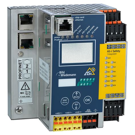 ASi-5/ASi-3 PROFIsafe a través de PROFINET Gateway con monitor de ...