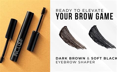 Buy INCLUSIF Eyebrow Shaper Gel – Dark Brown, 5ml | Waterproof & Smudge ...