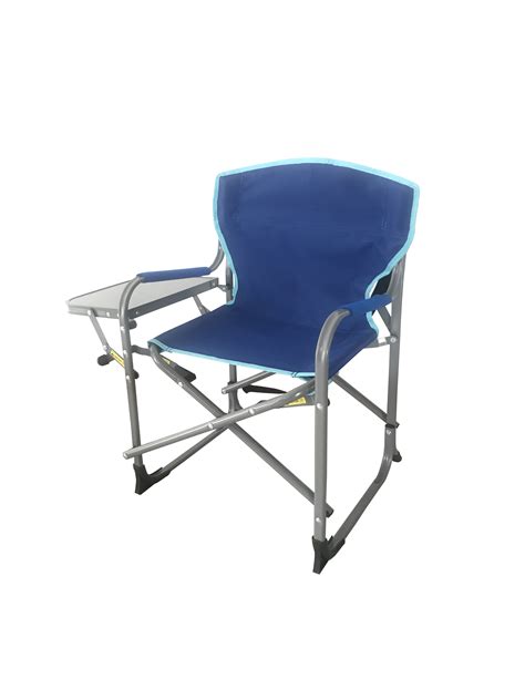 Ozark Trail Kids Director Camping Chair with Side Table, Blue – BrickSeek