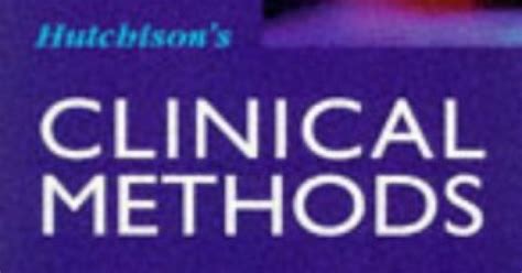 Hutchison's Clinical Methods 20th Edition by Michael Swash