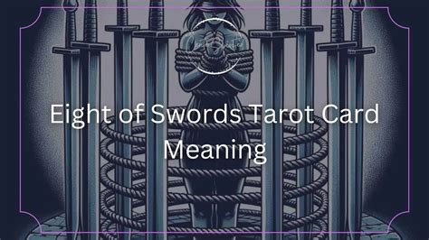 Eight of Swords Tarot Card Meaning