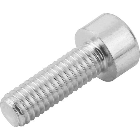 Kipp M12 Socket Head Cap Screw, Standard, Galvanized Steel, 82 mm ...