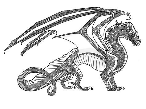 Printable Wings Of Fire Coloring Pages