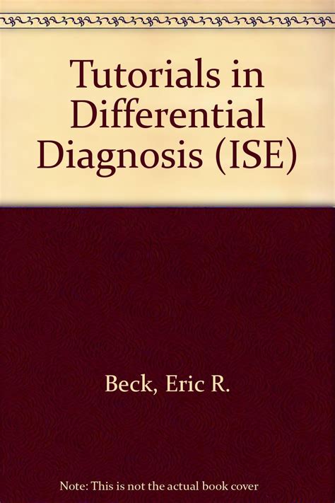 Tutorials in Differential Diagnosis Pb : Beck Eric R. Fr, Jo: Amazon.in ...
