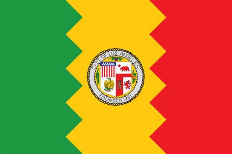 Flag of Los Angeles (City) : r/mspaintflags