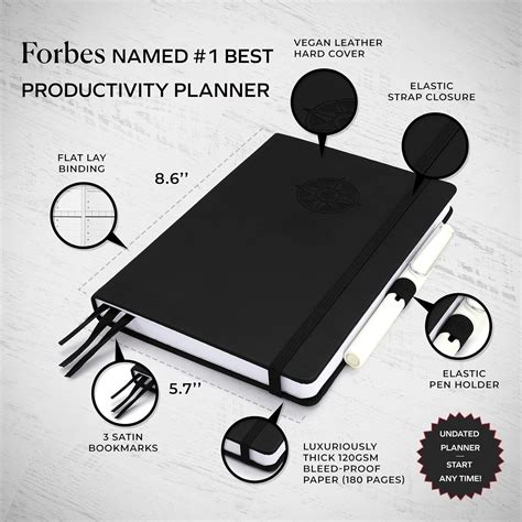 Buy Smart Planner Pro – Undated Daily Planner – Small A5 – Achieve ...