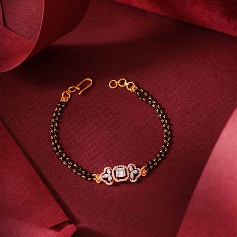 Buy Real Diamond Mangalsutra Online | Real Diamond Mangalsutra by Manubhai.