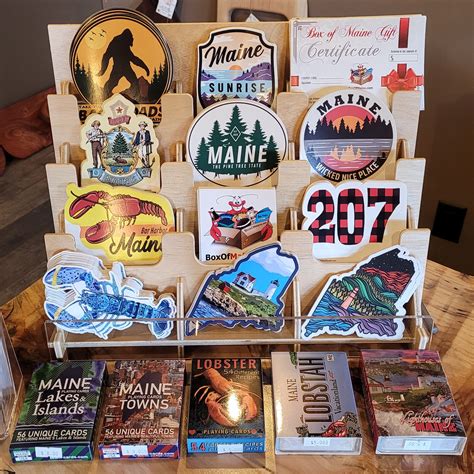 Maine Stickers & Magnets | Box Of Maine