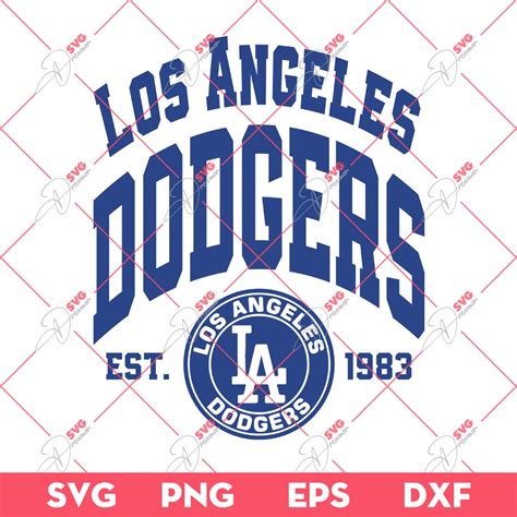 Baseball Los Angeles Dodgers Logo SVG PNG EPS DXF - SVG Dreamer