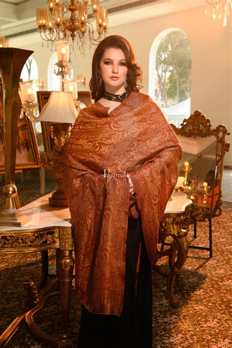 Pashtush Womens Extra Fine Wool Shawl, Twilight Reversible Design, Mar ...