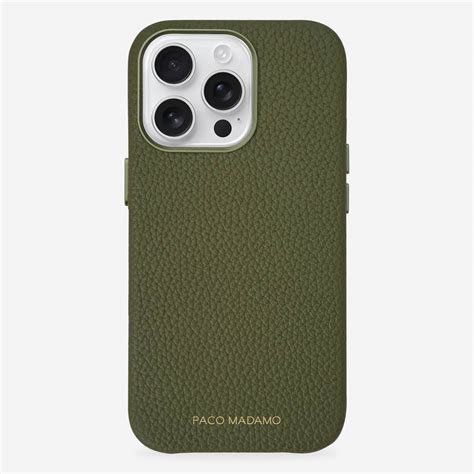 Affluent vegan leather iPhone 14 pro cover – PACO MADAMO