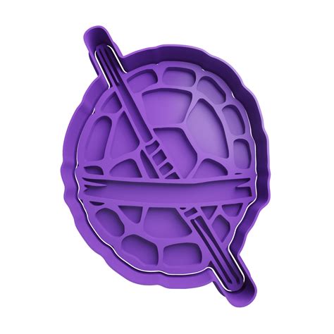 Turtle Shell Donatello Ninja Turtles Cookie Cutter STL - STL Cookie ...