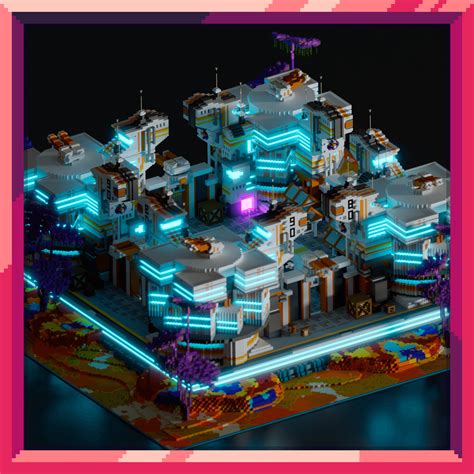 Alien Minecraft Base Design 的图像结果