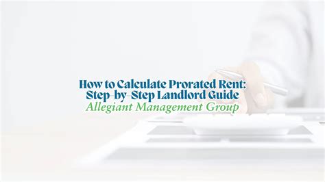How to Calculate Prorated Rent: Landlord’s Guide