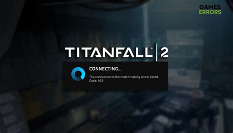 Image result for Titanfall2 429 Error Code PC