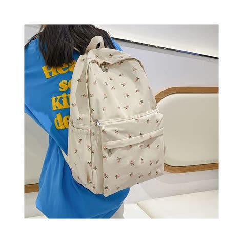 Buy Floral Printed Kawaii Backpack Cute School Bag BookBag Laptop ...