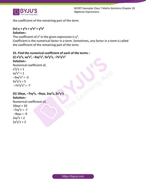 Image result for Class 7 Maths Chapter Algebraic Expression Explanation