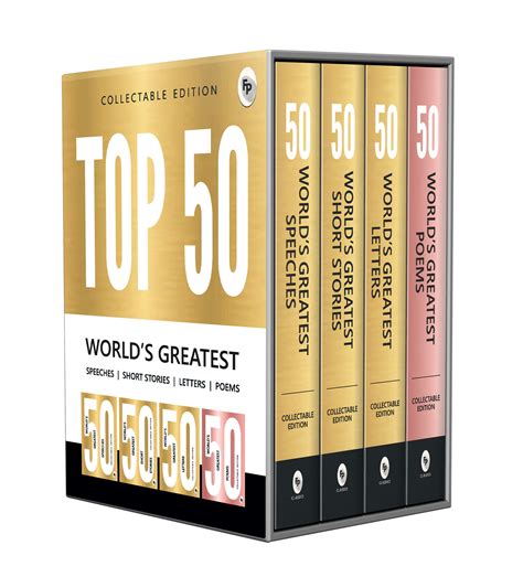 Buy Top 50 World’s Greatest Short Stories, Speeches, Letters & Poems ...
