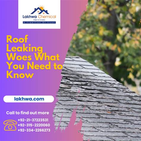 Roof Leaking Woes What You Need to Know - Waterproofing and heat proofing Services in Pakistan