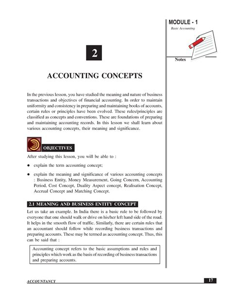 Accounting Concepts 1 - ITS PRACTICE MATERIALS - MODULE - 1 Basic ...