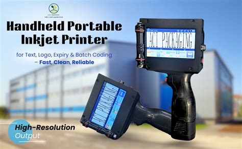 A.C.I. PACKAGING Handheld Smart Date Coder Inkjet Printer Ink Coding ...
