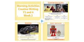 Creative Writing for Years 3/4 - Short Story Ideas