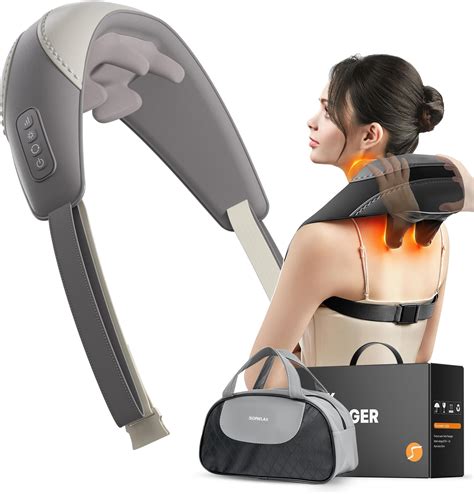 Amazon.com: Shiatsu Neck and Shoulder Massager with Heat, Neck and ...