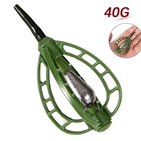 ABS Fishing Sinker Carp Fishing Feeder Fishing Bait Cage - 40g– UNIQKART