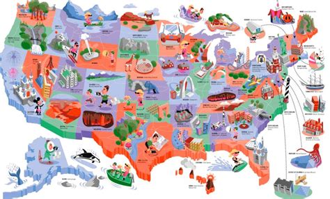 United States Map Tourist Attractions - ToursMaps.com