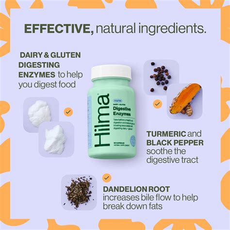 Hilma Gut Health & Digestive Bundle - Digestive Enzymes (60 Vegan ...