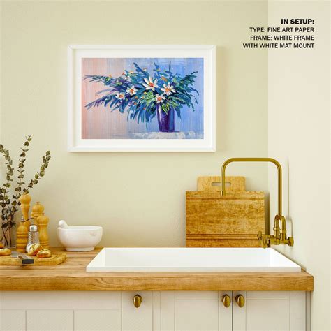 A Purple Flower Vase: Buy Flower Paintings & Botanical Art Online ...